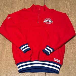 Stitches Detroit Pistons Pullover Medium
